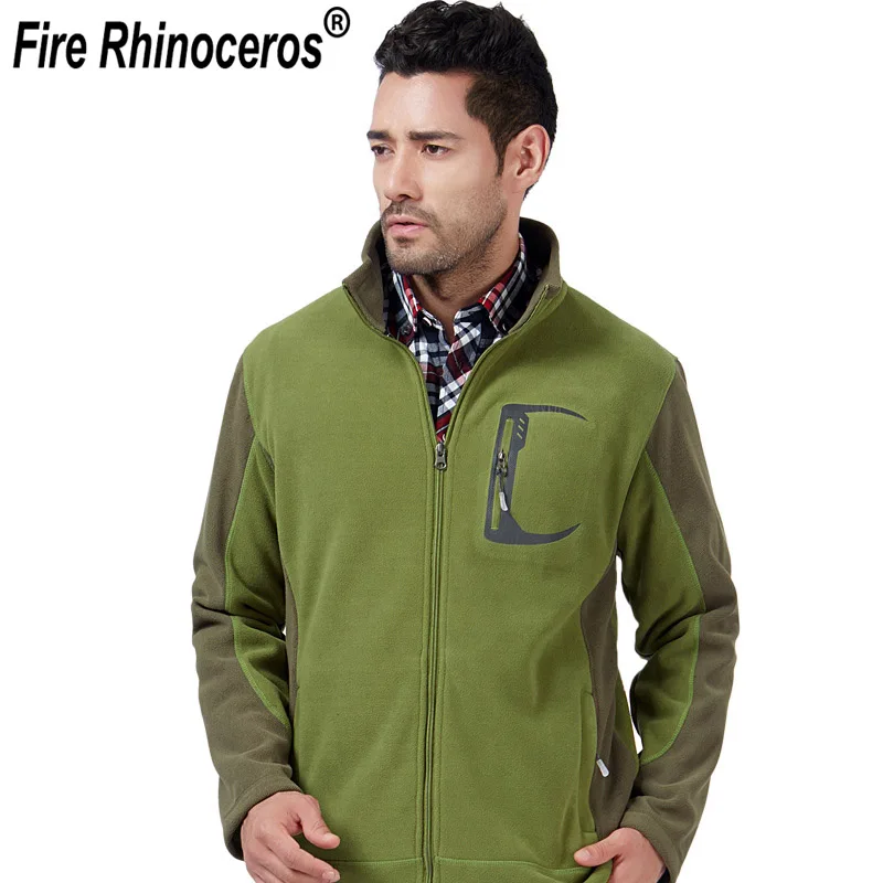 

Brand New men thick outdoor warm fleece jacket windproof Slim spring and autumn fishing training Jackets FRH557