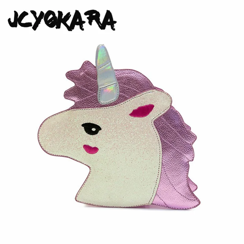 JCYOKARA Baby Girls Unicorn Purses Kids Cute Unicorn Messenger Bag