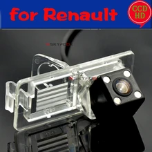 For Renault Megane 2 II 3 III Espace 4 Clio 3 Lutecia CCD Waterproof Car Camera reversing backup rear view camera