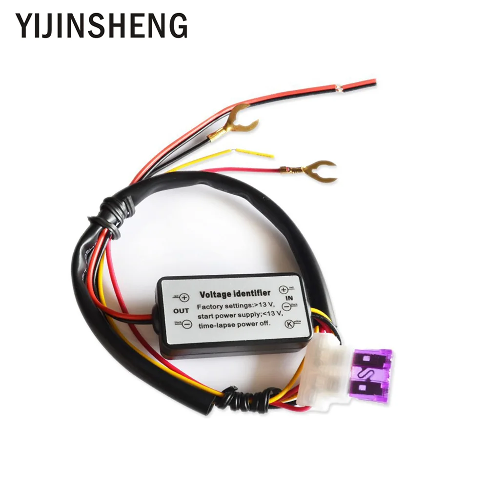 YIJINSHENG DRL контроллер авто LED дневные ходовые огни реле жгута диммер ВКЛ/ВЫКЛ 12 18 в
