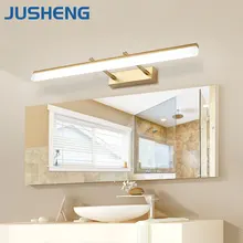 Mirror front lamp led bathroom mirror cabinet light simple modern waterproof fog telescopic long and short mirror light 40/50cm цена Mirror front lamp led bathroom mirror cabinet light simple modern waterproof fog telescopic long and short mirror light 40/50cm цены онлайн