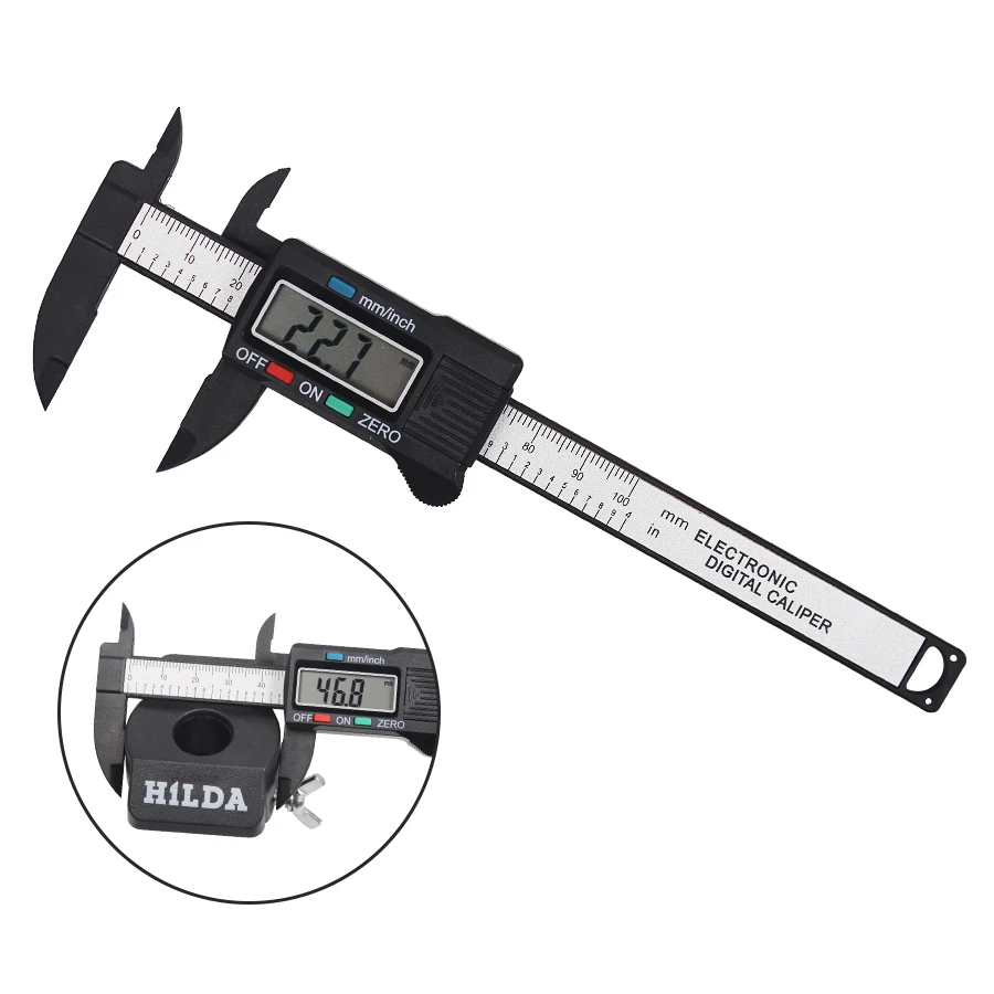 Vernier Caliper digital 100mm font b Electronic b font Digital Caliper 6 Inch LCD Micrometer Measuring