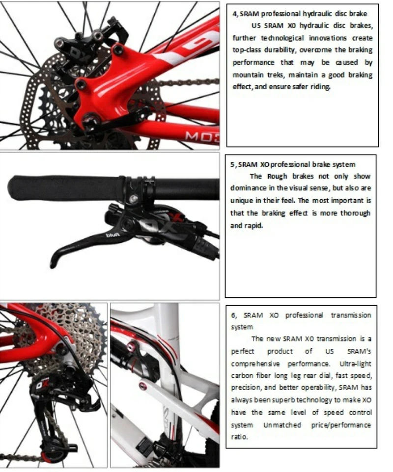 Clearance WIEL POLE 30 Speed Carbon Fiber MTB Mountain Bike 26" Ultralight Full Shockingproof  Bicycle Cycle SRAM XO sytems FOX FORK 9.6kg 5