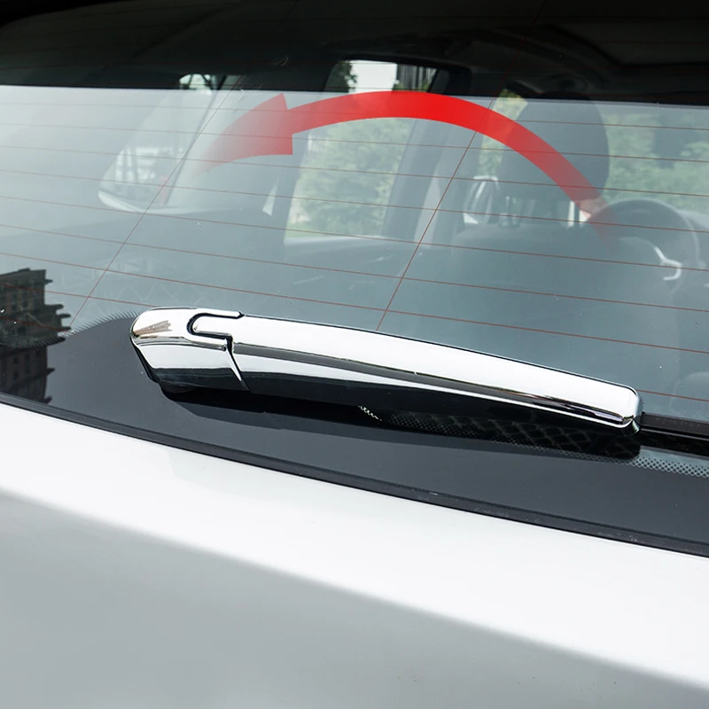 

For BMW X5 G05 2019, X3 G01 2018 2019 Exterior ABS Chrome Rear Window Wiper Nozzle Cover Trim Car Styling
