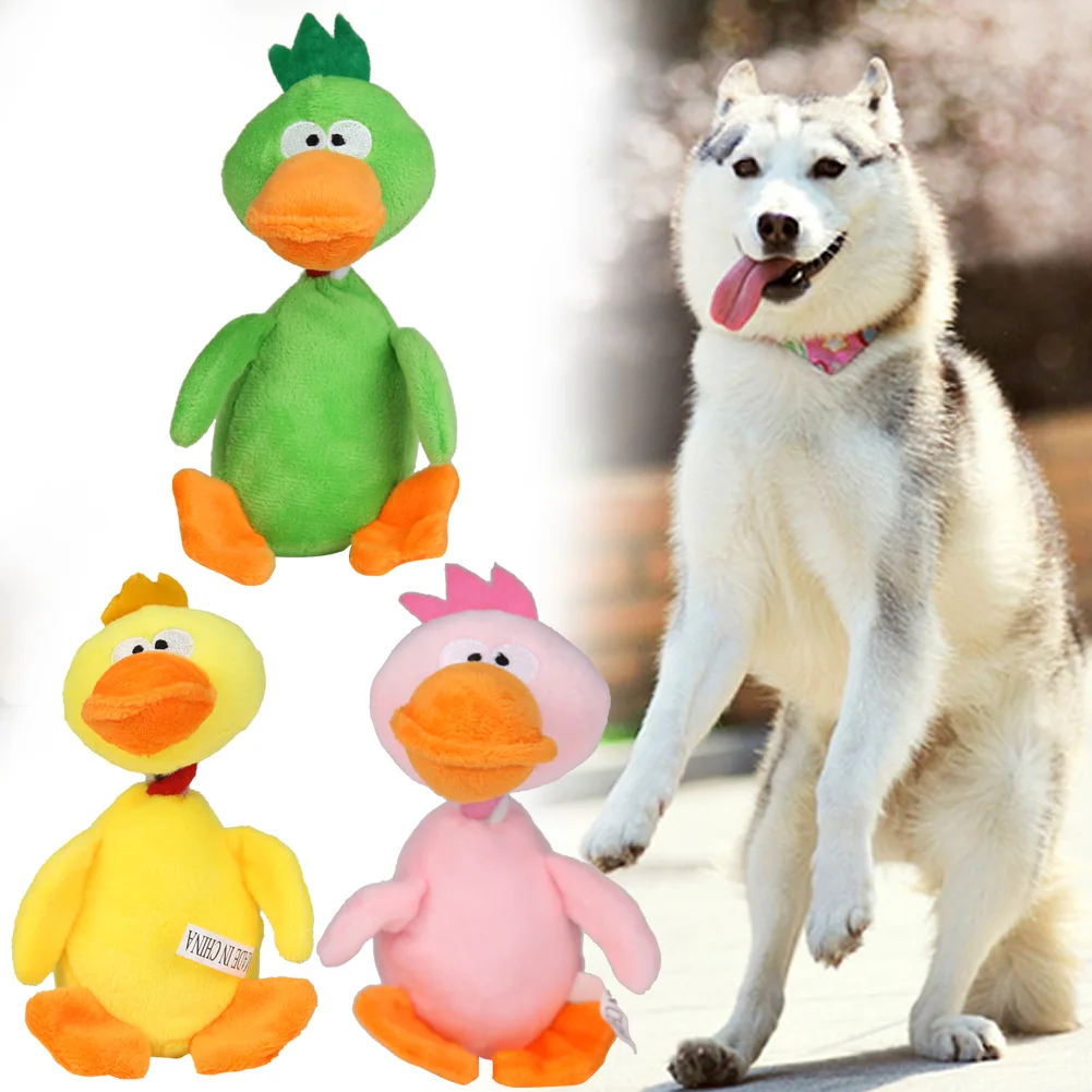 Mewah Hewan Peliharaan Anjing Mainan Bebek Lucu Hewan Peliharaan