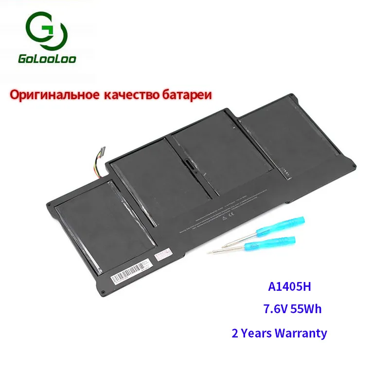 

Golooloo 7.6v 55Wh laptop battery for APPLE A1466 2012 2013 year version MacBook Air "Core i5" 1.6 13" (A1369 Mid-2011)