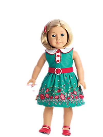 american girl kit christmas dress
