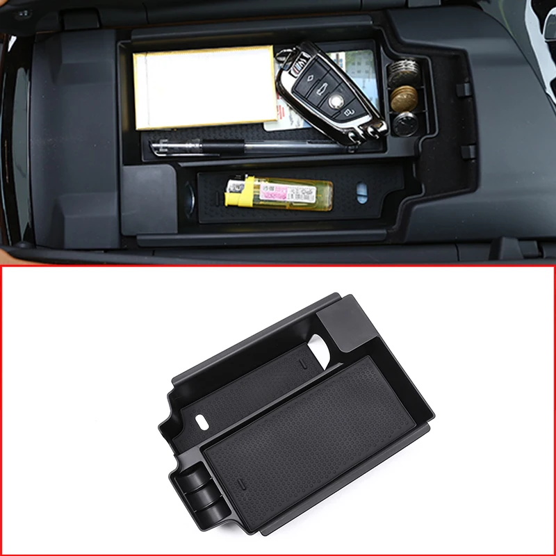 

For BMW New 5 Series G30 2017 2018 Plastic Car Center Console Storage Box Phone Tray Accessories with