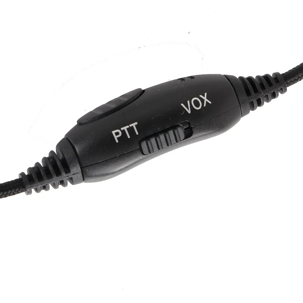 2 контактный наушник гарнитура микрофон наушники PTT VOX для Kenwood Baofeng портативный