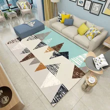 Коврик для пола маленькое одеяло с геометрическим рисунком 40x60 50x80 60x90 80x120 100x160 120x160 мм Прямоугольник серый зеленый