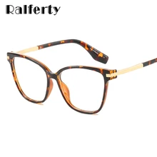 Ralferty винтажные очки оправа женские прозрачные очки ретро оптические корректирующие очки при близорукости oculo de grau F95176
