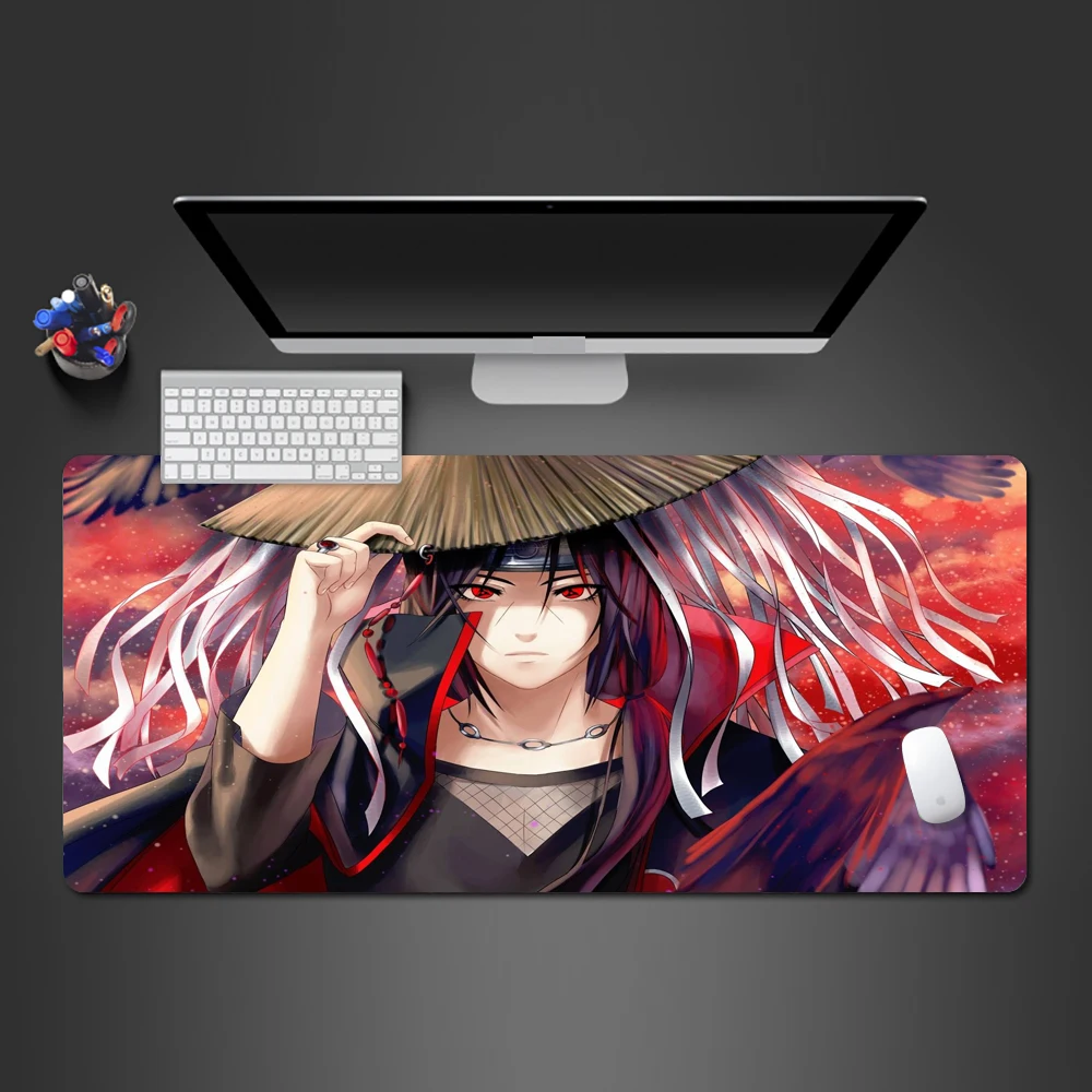 

Fashionable Crimson Bottom Naruto Hd Mousepad Player High-End Game Computer Mouse Pad New Hanging Screen Desktop Game Mouse Mats