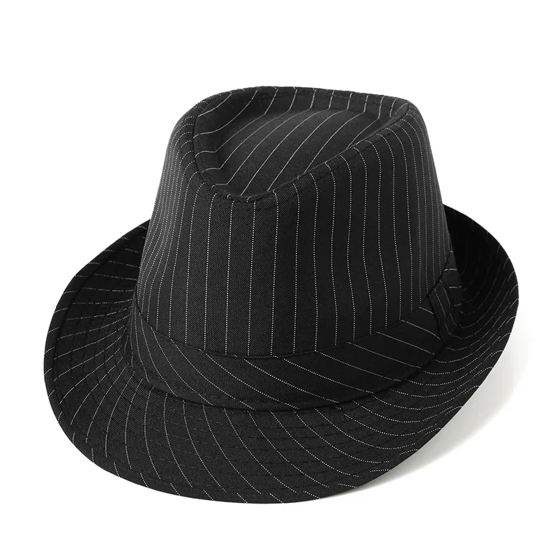 Модные солнцезащитные шляпы для женщин, пляжная шляпа, летняя уличная спортивная пляжная кепка, мужская белая полосатая хлопковая кепка, Пляжная Шляпа - Цвет: Черный