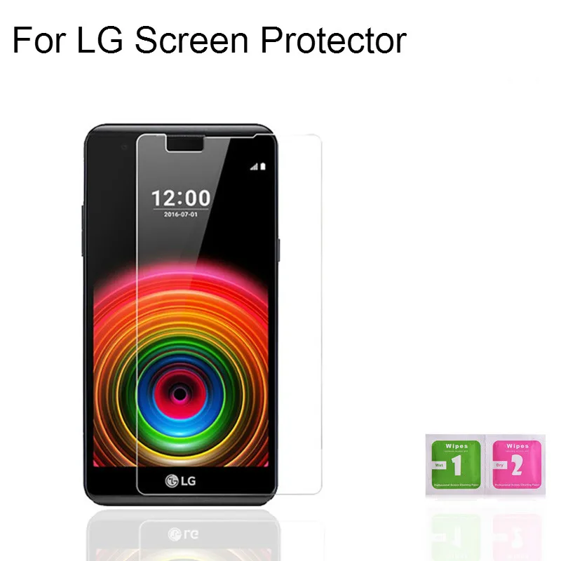 2 шт. Защитная пленка для экрана стекло es LG X power K10 K8 K4 2017 Q6 G6 G7 Stylus 3 лист из