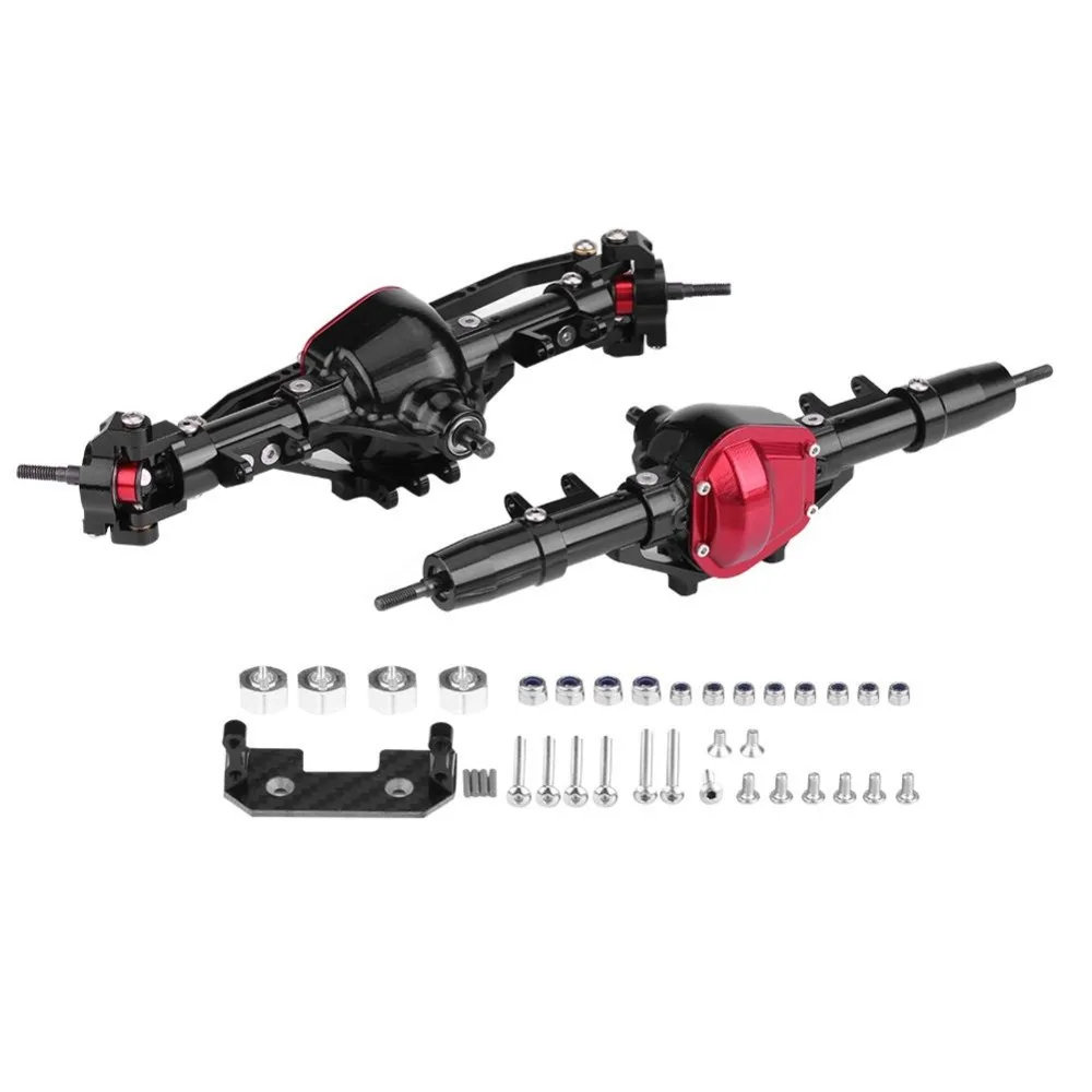

Front Rear Axle Tire Drive Shaft for Axial SCX10 Jeep / D90 1/10 Scale RC Car Aluminum Alloy + Steel RC Front Rear Axle