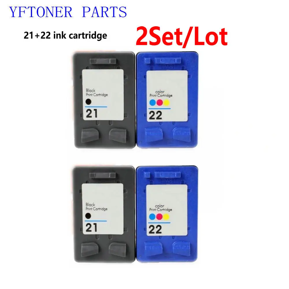 2 Set Yftoner C9351a C9352a Hp21 Hp22 