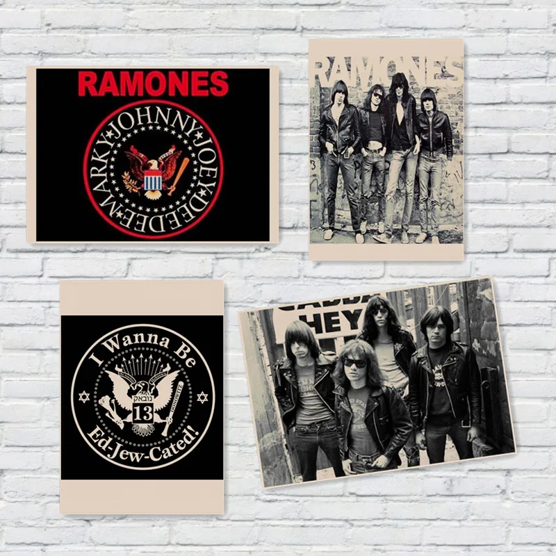 

Ramones Rock Music Posters Vintage Poster Home Decor Kraft paper/Cafe/Bar poster/ Retro Poster MU29
