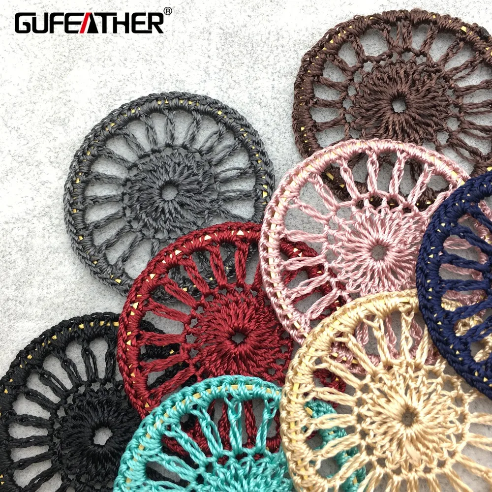GUFEATHER M222 круглая форма патч ручная работа ювелирные изделия украшения для дома