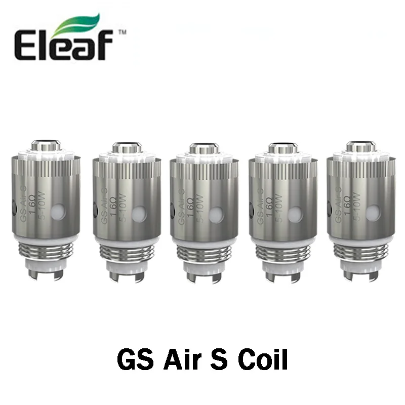 Оригинальная катушка Eleaf GS Air S 5 ~ 10 шт./лот 1 6 ом материал SS316L для электронной