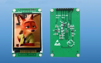 

1.8 inch 8PIN 65K SPI TFT LCD Screen with Adapter Board ST7735 Drive IC STM32F103 160(RGB)*128