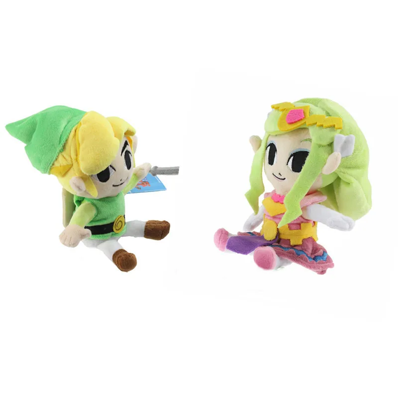 

2016 Hot Sale The Legend of Zelda Plush Stuffed Toys Dolls For Children Best Gift 2pcs/set High Quality