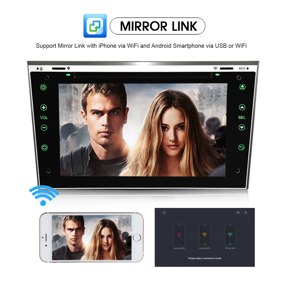 Clearance 7"Android 8.0 Car DVD GPS DAB+ FOR Opel Astra H Antara Navigation Autoradio Wifi DTV-IN CAM-IN DVR AUX OBD Mirror Link Bluetooth 1