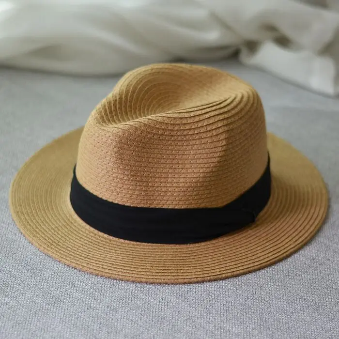 Jiangixhuitian,, летняя, унисекс, шляпа от солнца, повседневная, для отдыха, Панама, соломенная шляпа, для женщин, с широкими полями, для пляжа, джаза, мужские шляпы, складная шляпа