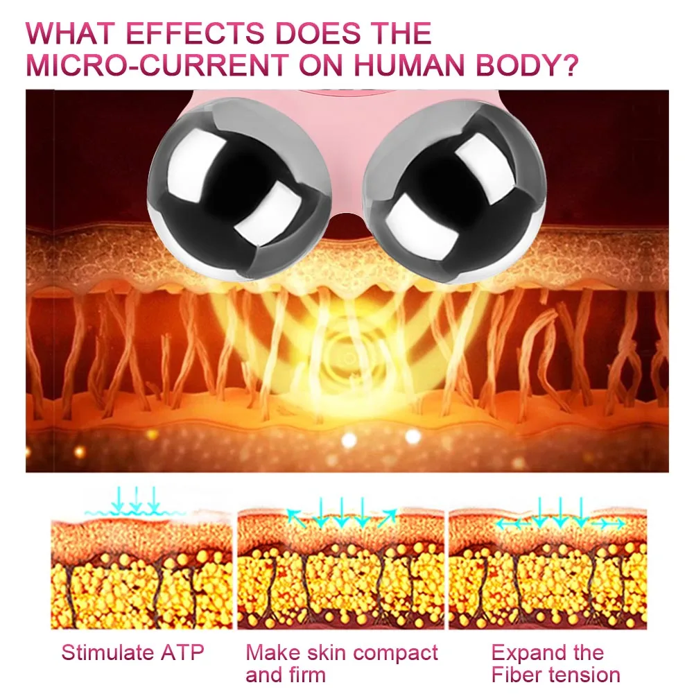Электрическая микротоковая Вибрация Массажер для подтяжки лица Подтяжка омоложение спа морщин отечность удаление уход за кожей красота устройство