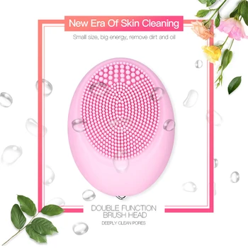 

Face Cleaning Mini Electric Massage Brush Washing Machine Deep Cleansing Waterproof Silicone Cleansing Tools Blackhead Removal44