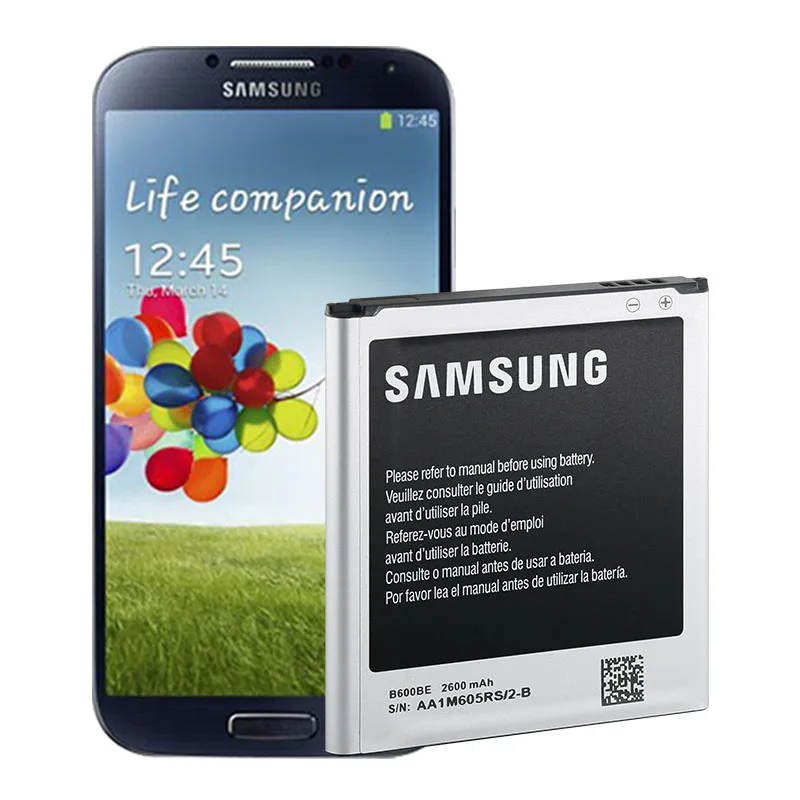 B600BE 2600 мА/ч Оригинальная батарея Samsung Galaxy S4 i9500 i9505 i337 i545 i9295 i9502 i9506 L720 M919 E330S с NFC|samsung