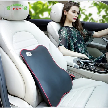 

Car Back Waist Support Cushion Memory Cotton Seat Lumbar Massage Pillow for Ford Infiniti Renault Skoda Peugeot Car Accessories