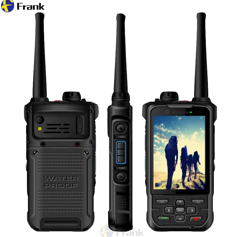 Новый водонепроницаемый телефон DMR PTT UHF рация на Android 7 4000 мАч 4G Lte стекло cornlg SOS VHF