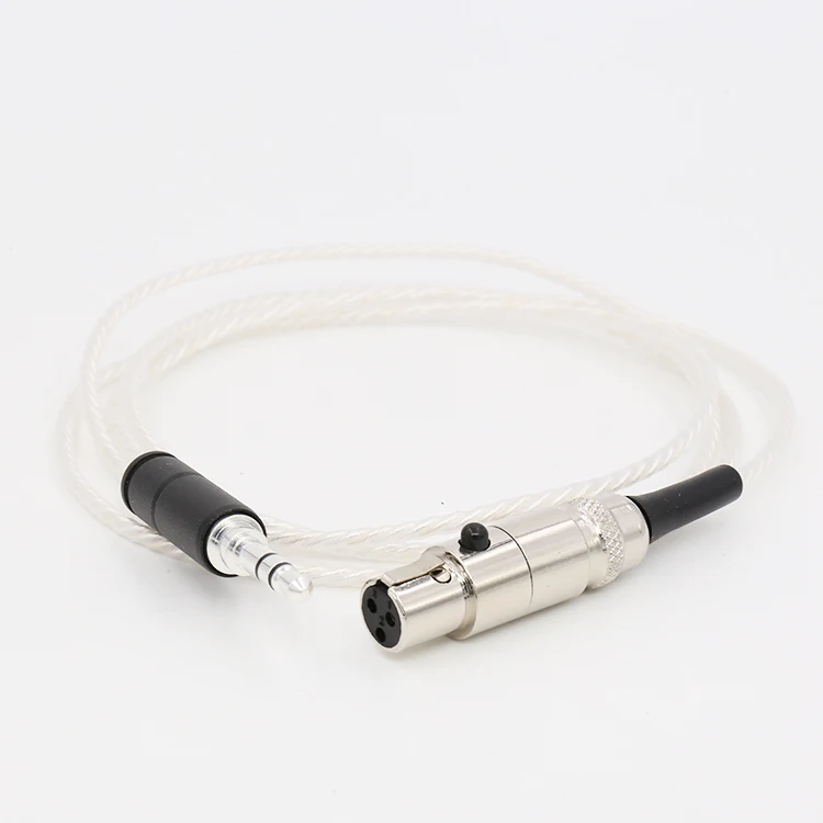 High quality Handmade 3 5mm 5N OFC Silver plated Headphone Upgrade AUX Cables for K271 K272 K240 K242 K702 Q701