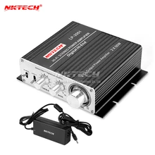 NKTECH LP-2051 Digital Audio Amplifier Hi-End BASS Hi-Fi Stereo Audio Home Car Class-T 2CH Tri-path Player 50W x 2 RMS Amplifier