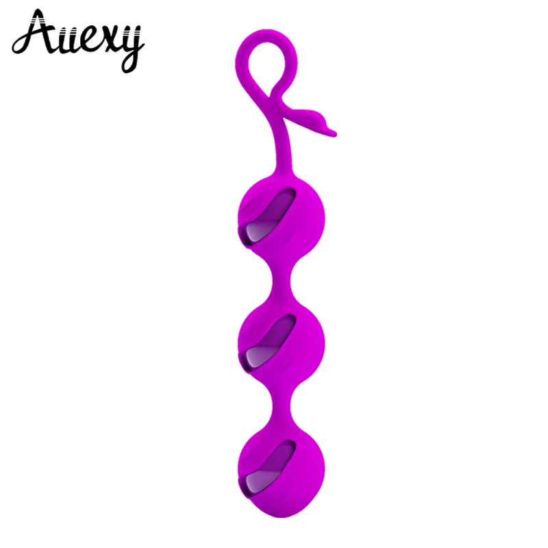 AUEXY Vaginal Balls Trainer Sex Toys Silicone Ben Wa Balls Vagina