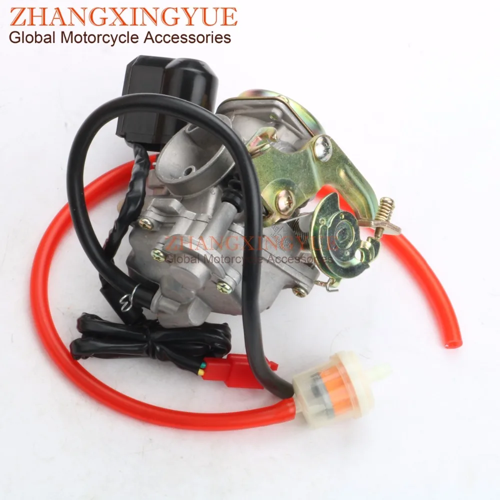 Pd18J Carburatore Per Flex Tech Hurrican X 1 X2 Jl50Qt-4 Yy50Qt-26 Luna Napoli Enza Retro Firenze Riva 50 Gy6 139Qmb 4T