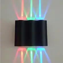 Водонепроницаемый 18 Вт 12 Вт 6 Вт настенный светильник напольный Светодиодный прожектор сад настенный светильник AC85-265V открытый настенный светильник CE ROHS