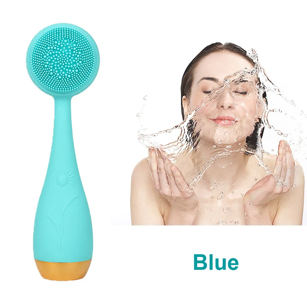Electric Massage Facial Cleaning Brush Washing Face Machine Vibration