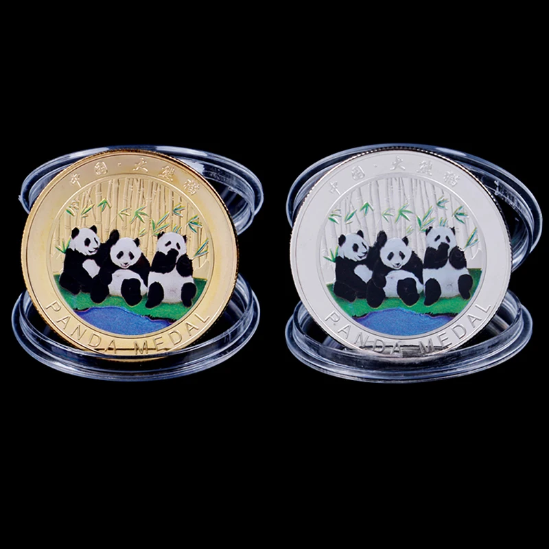 

2019 Coins Big Panda Baobao China Commemorative Collection Art Gift Black and white Bear