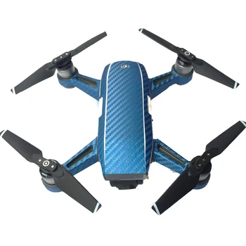 

Spark Luxury Waterproof FPV Protective Carbon Fiber Skin Cover Sticker For DJI Spark Camera Drone Decals Spare Accessories