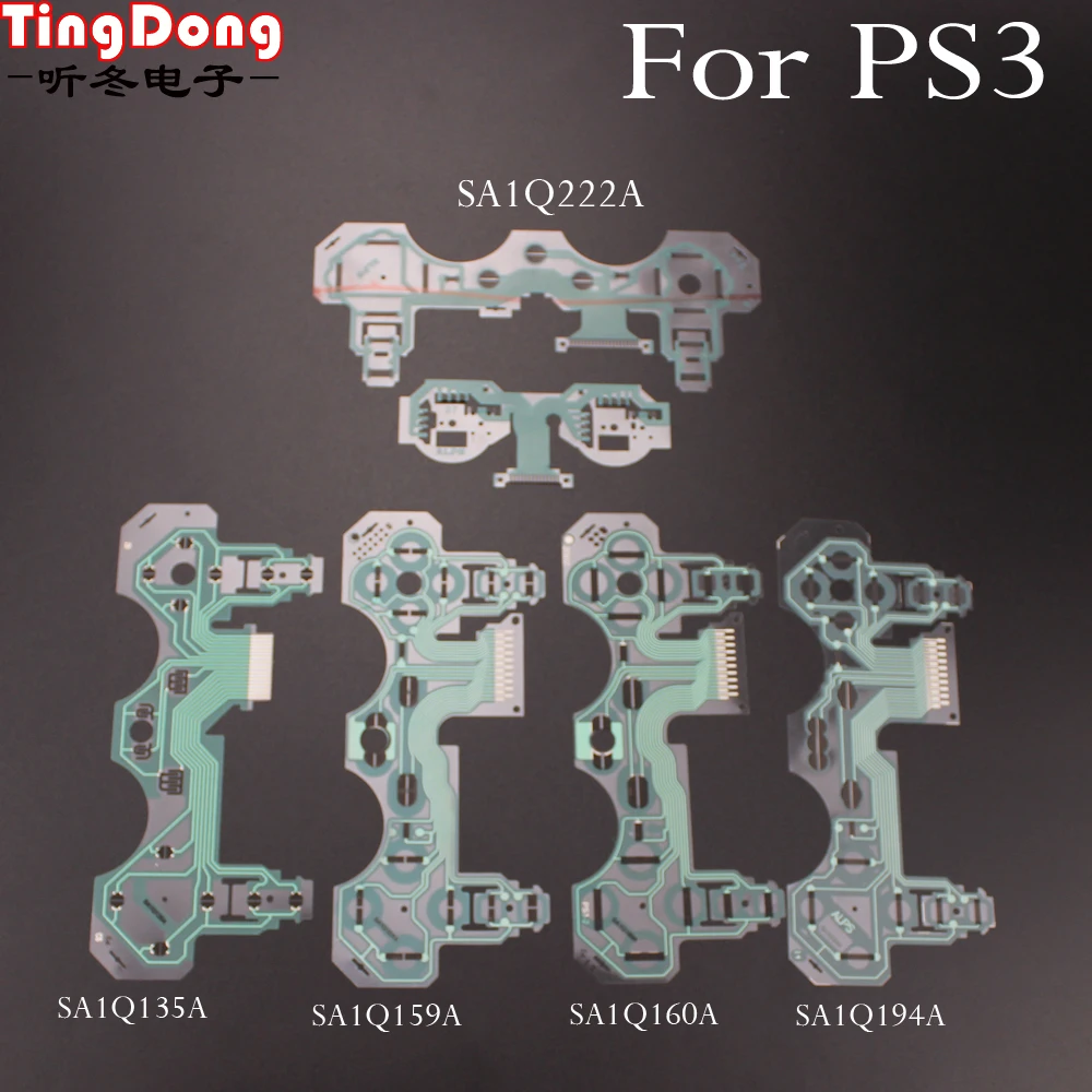 

TingDong Vibration Conductive Film Controller Ribbon Circuit Board For PS3 Controller Dualshock 3 SA1Q135A 160A 159A 194A 222A