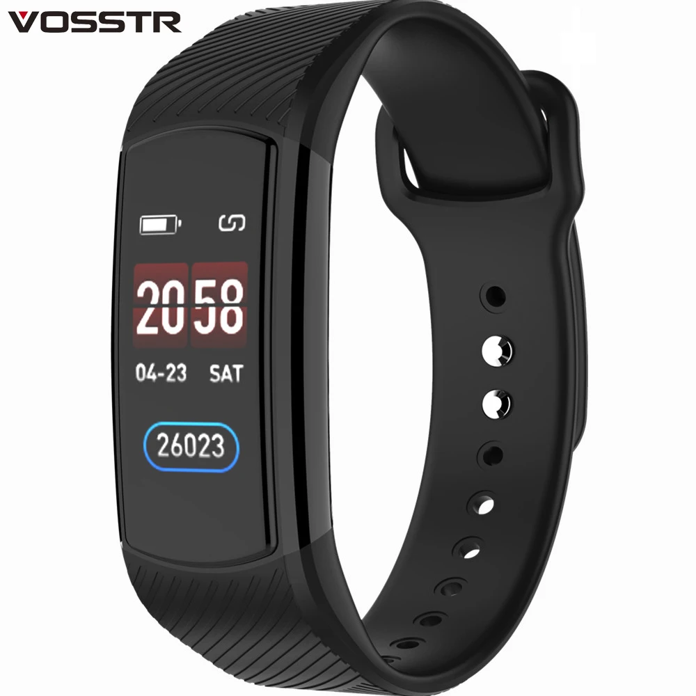 

VOSSTR B60 Smart Band Support Heart Rate Monitor Fitness Tracker Bracelet Multi-sport Mode Smartband for Android IOS phone
