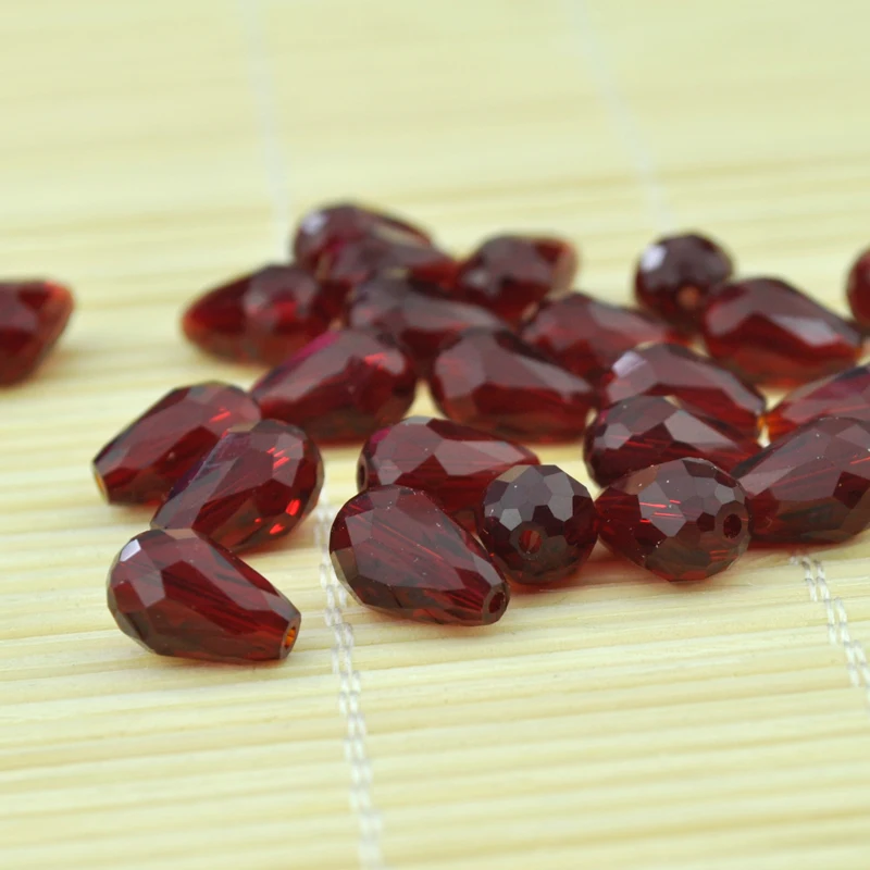 Buy Wholesale 295pcs/lot Dark Red Crystal Glass