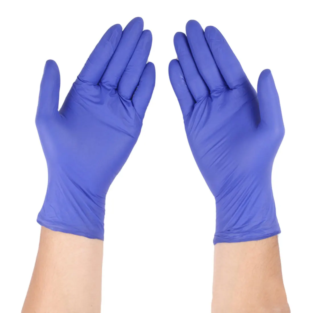 100pcs Disposable Gloves Nitrile Rubber Gloves For Home Cleaning