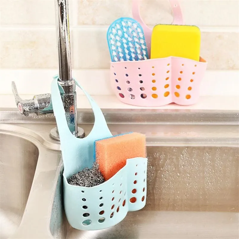 Multifunction sink drain basket storage kitchen accessory Portable Home Kitchen Hanging Drain Bag Basket Bath Storage Tools03
