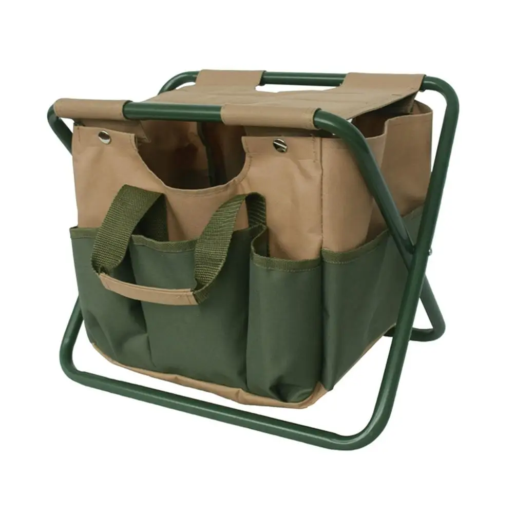 

Camping Folding Stool Storage Bag Organizer Garden Tools Folding Chair Fishing Stool Multi-functional Portable Quick Delivery
