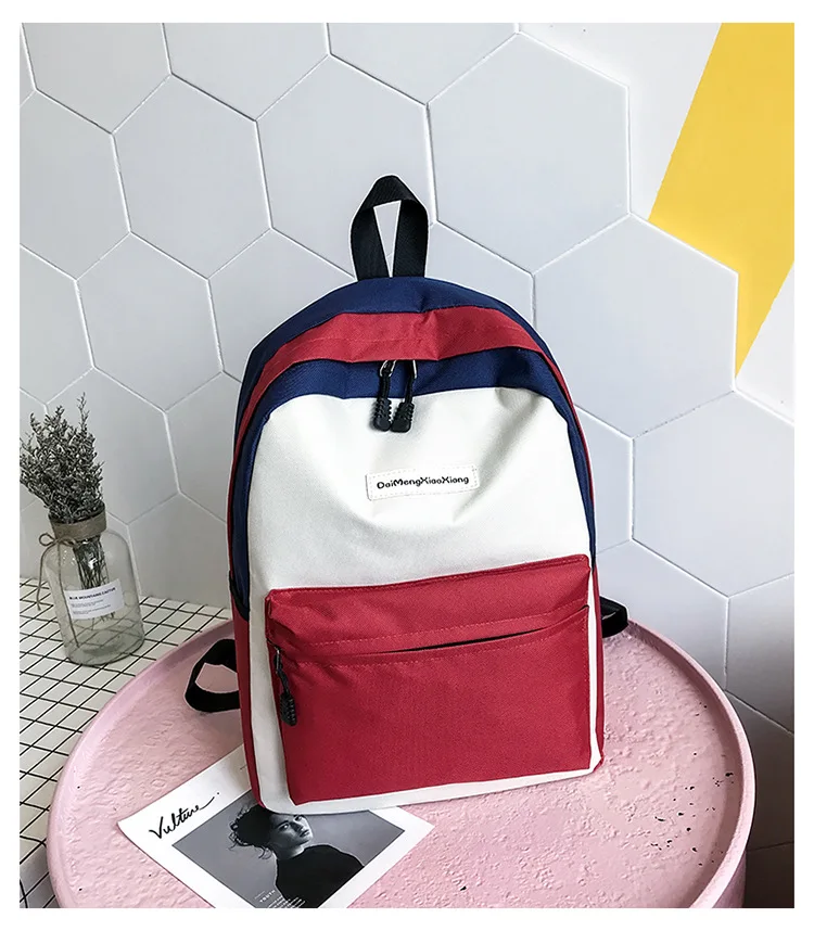 

New arrival Girl School Bags for Teenagers Backpack Candy Color Women Double Shoulder Travel Bags Customized Large Capacity bags