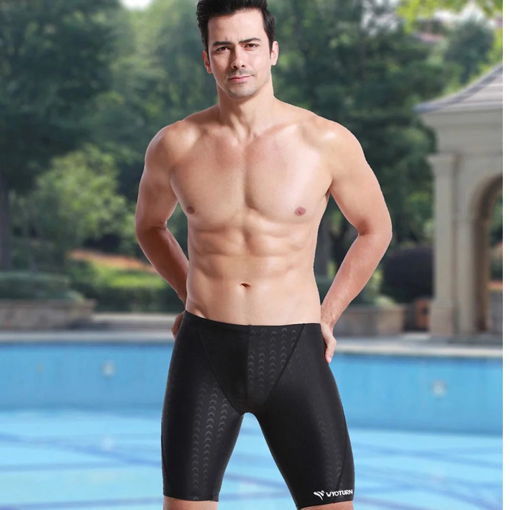 Buy Hot Men Swimwear Powerful Black Mens Swimming