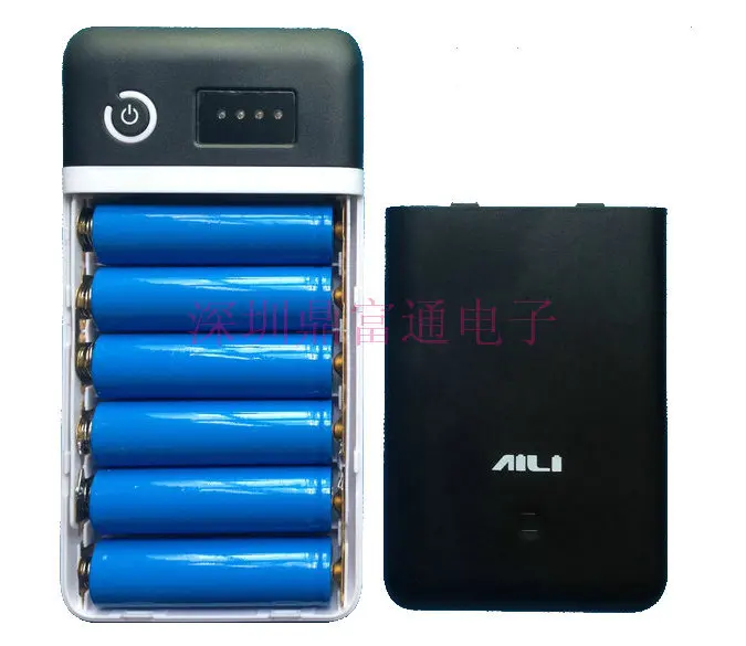 (no battery) DIY 3.7V 5V 6V 9V 12V Power Bank BOX backup