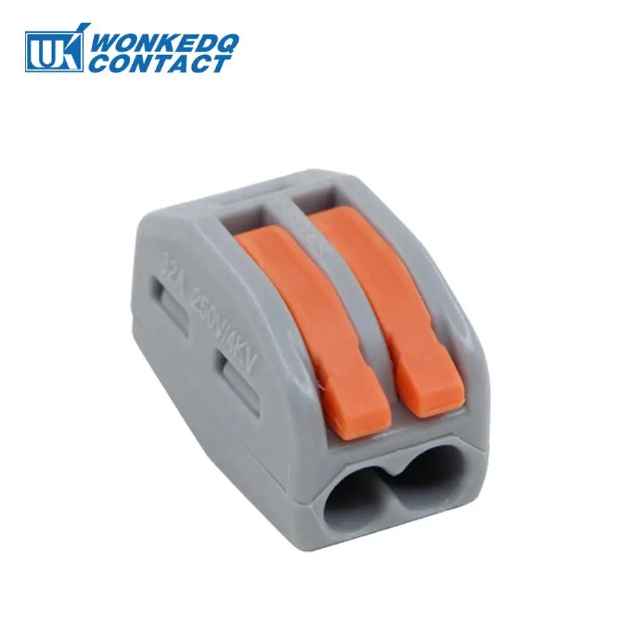 

Wire Connector Terminals 222-412 Quick Wiring Compact Splicing Connector Plastic Material PA66 Wago Fast Connectors 20PCS